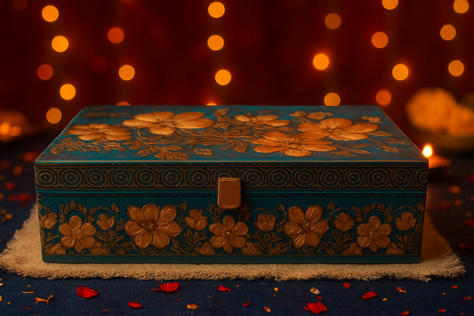 3 JAR BOX FLOWER PATTERN