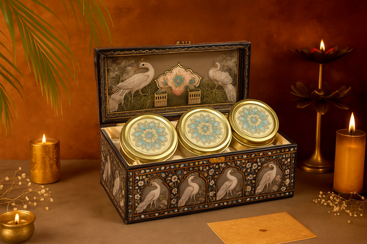 3 JAR SWAN BOX GREY