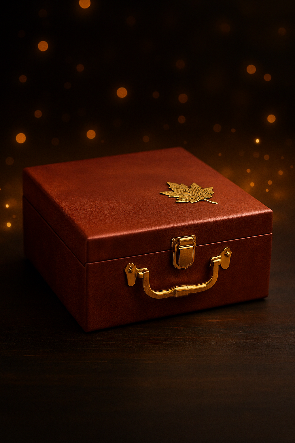4 JAR  BOX LEATHER DESIGN