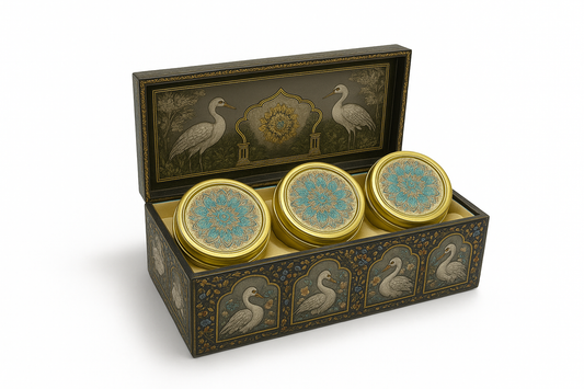 3 JAR SWAN BOX GREY